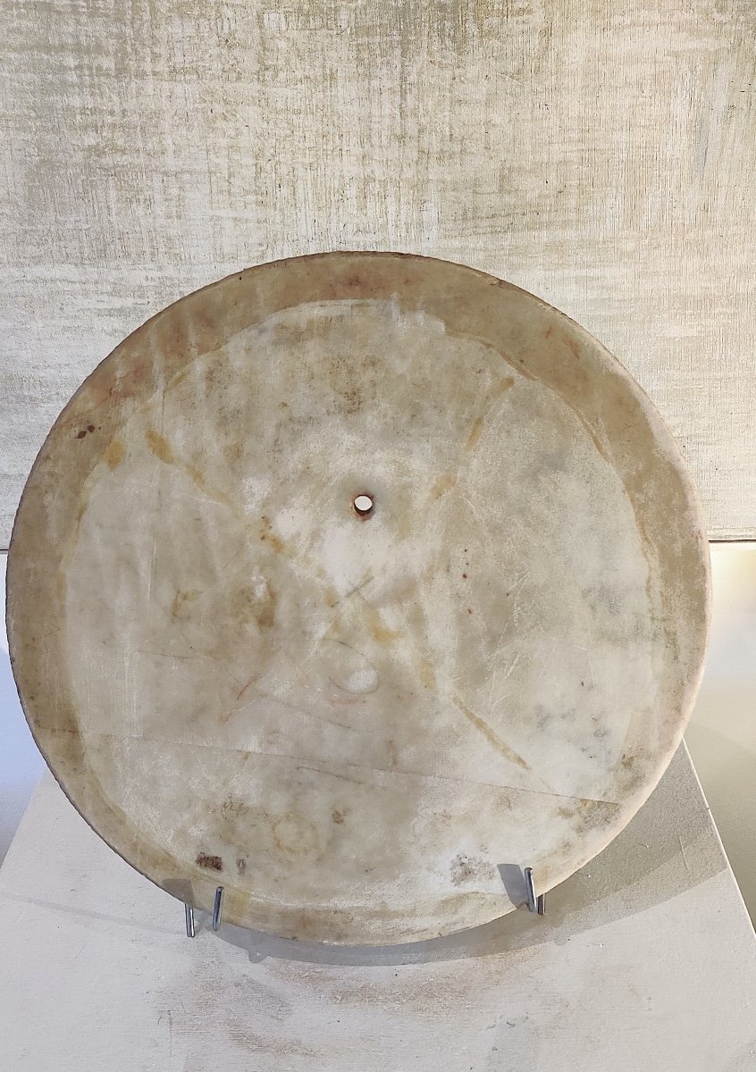 Marble Sundial Plate, Late 19th/early 20th Century-photo-2