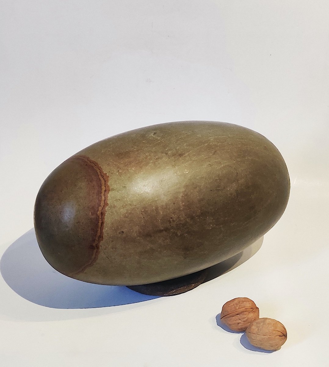 Large Shiva Lingam, Sacred Stone, India.-photo-2