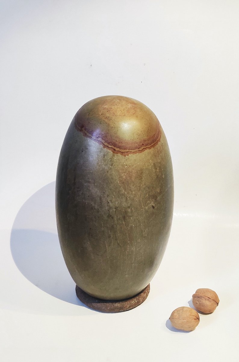 Large Shiva Lingam, Sacred Stone, India.