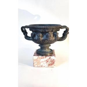 Coupe en bronze d'après l'Antique dit " Vase de Warwick" , Grand Tour , XIXème