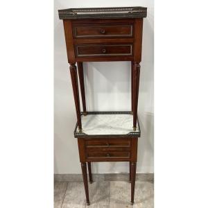 Pair Of Louis XVI Style Bedside Tables