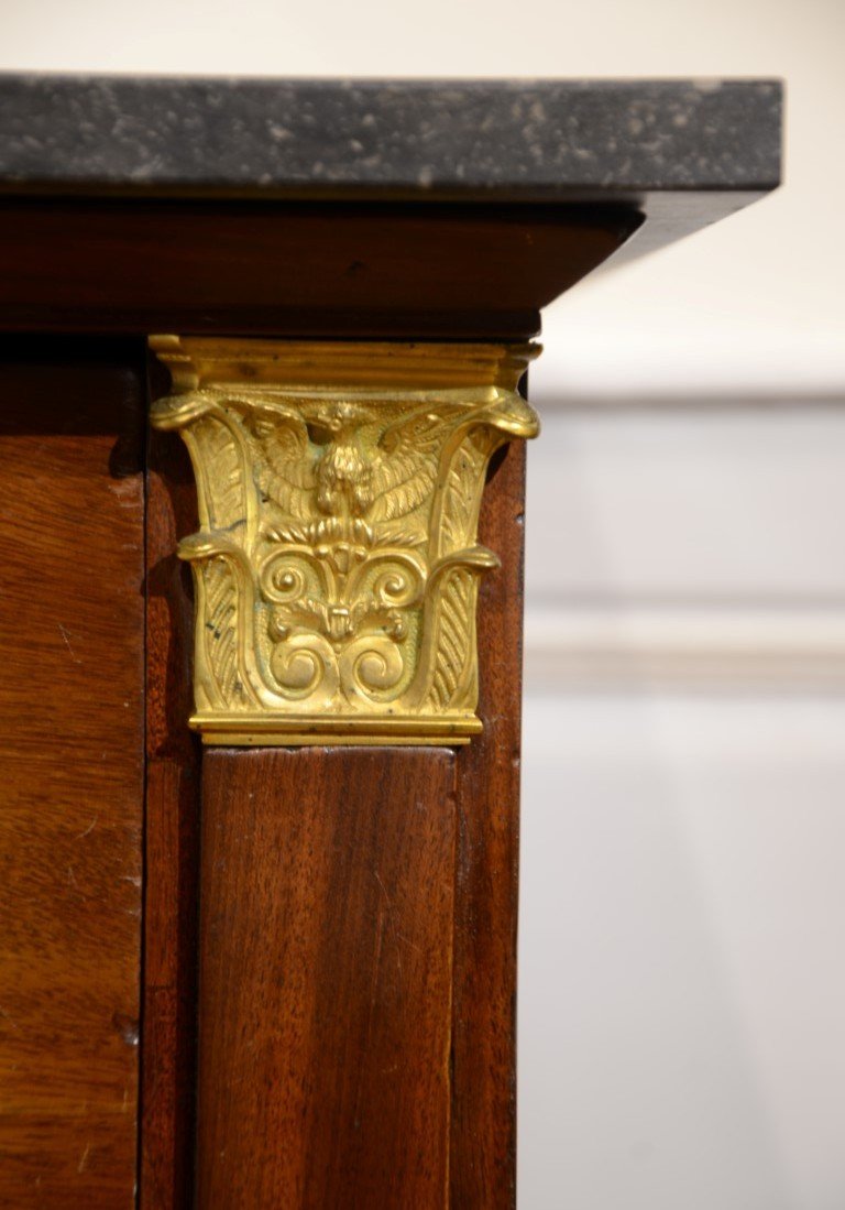 Empire Period Chest Of Drawers.-photo-4