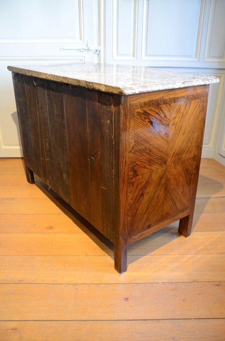 Chest Of Drawers In Louis XIV Period Marquetry.-photo-3