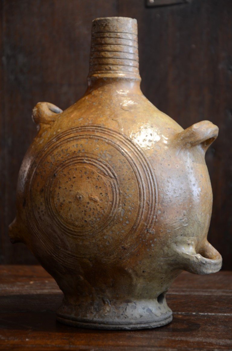 Sandstone Bottle. Middle Of The Seventeenth Century.