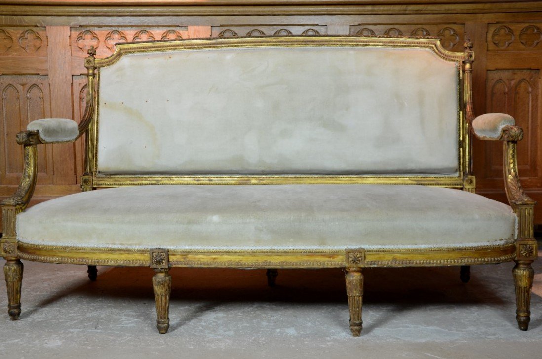 Louis XVI Style Sofa. Napoleon III Period.