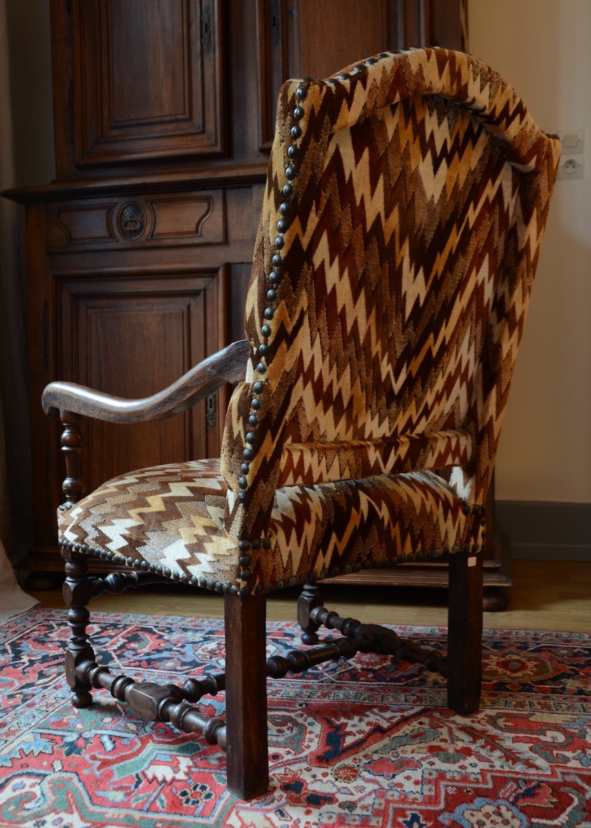 Louis XIV Period Armchair.-photo-2