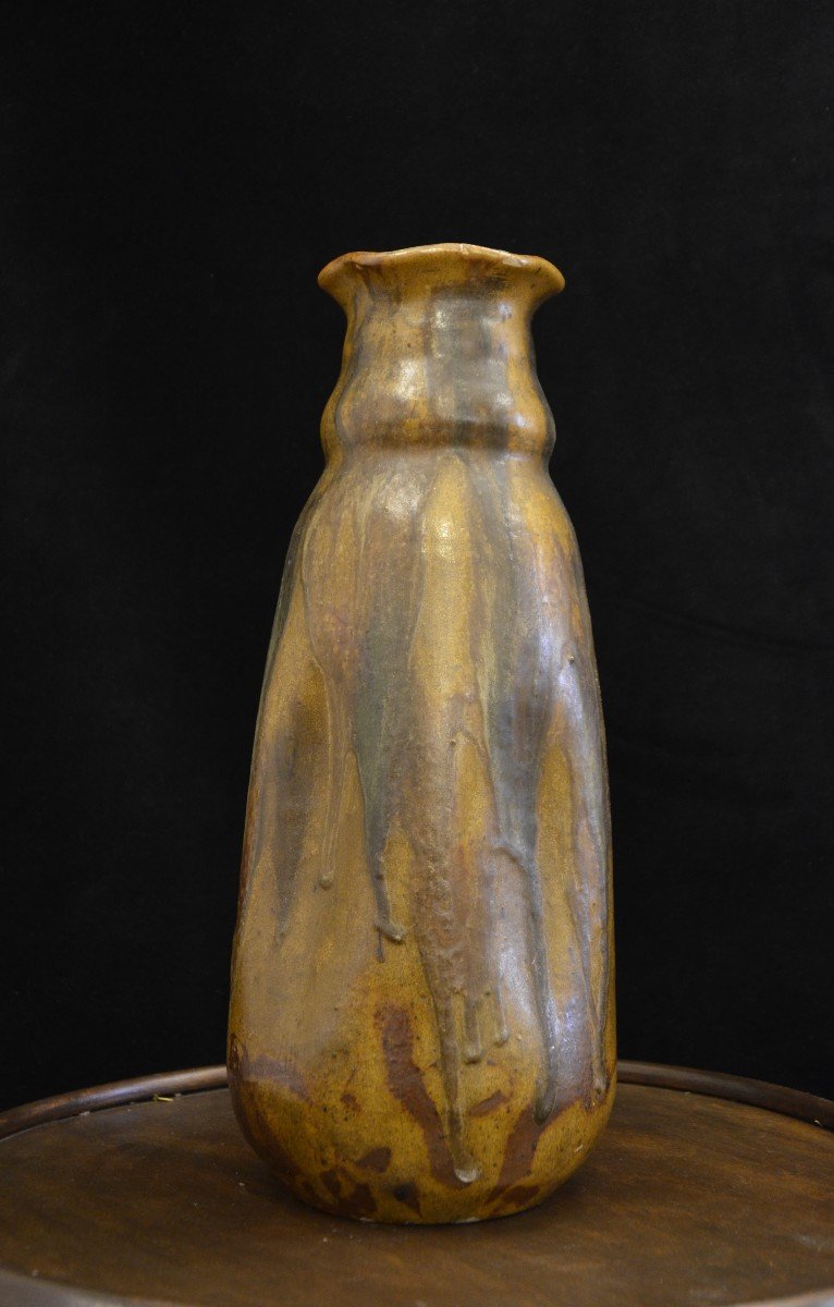 Edgard Aubry: vase . Vingtième siècle.-photo-2