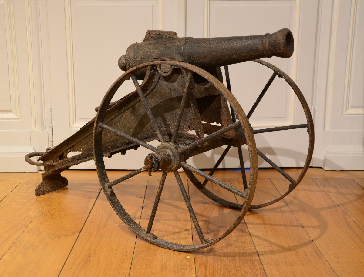 Small Cannon. End Of The 19th Century.-photo-4