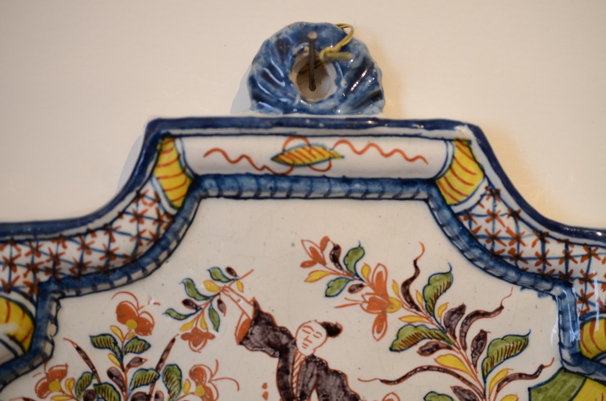 Small Wall Plaque. Delft. Eighteenth Century.-photo-2