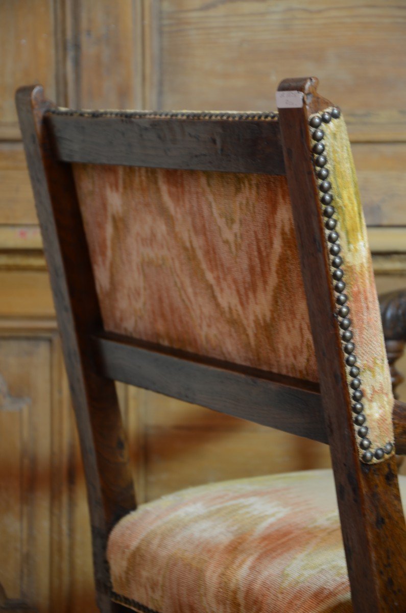 Louis XIII Period Arm Chair.-photo-2