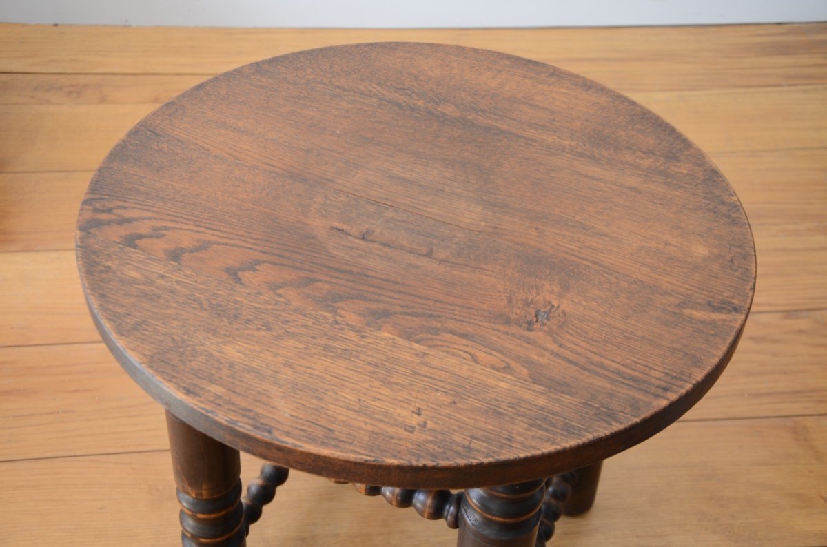 Pair Of Low Chairs And Table. Around 1930.-photo-7