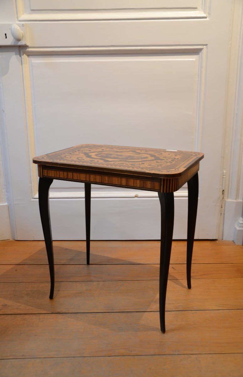 Small Table From The Napoleon III Period.-photo-3