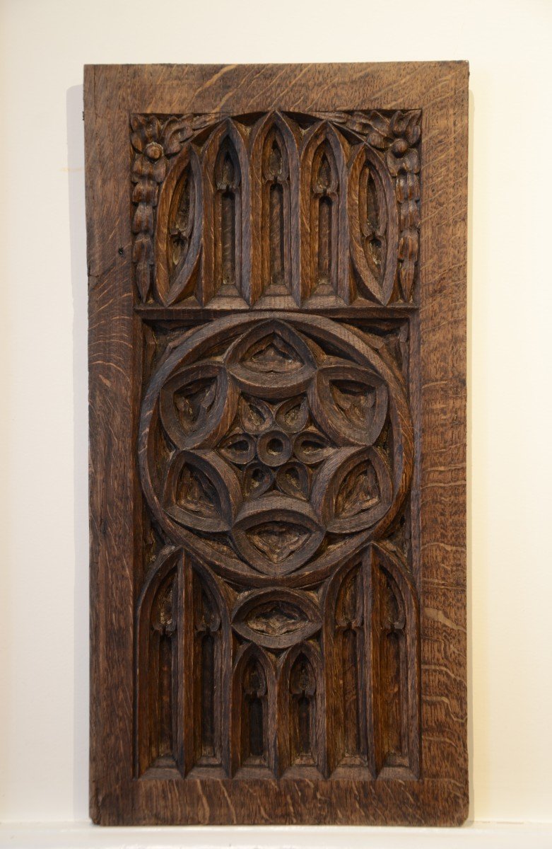 Gothic Panel. Nineteenth Century.