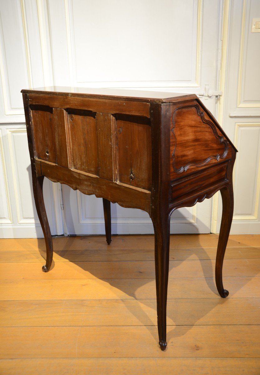 Bureau de pente. Meuble de port d'époque Louis XV.-photo-3