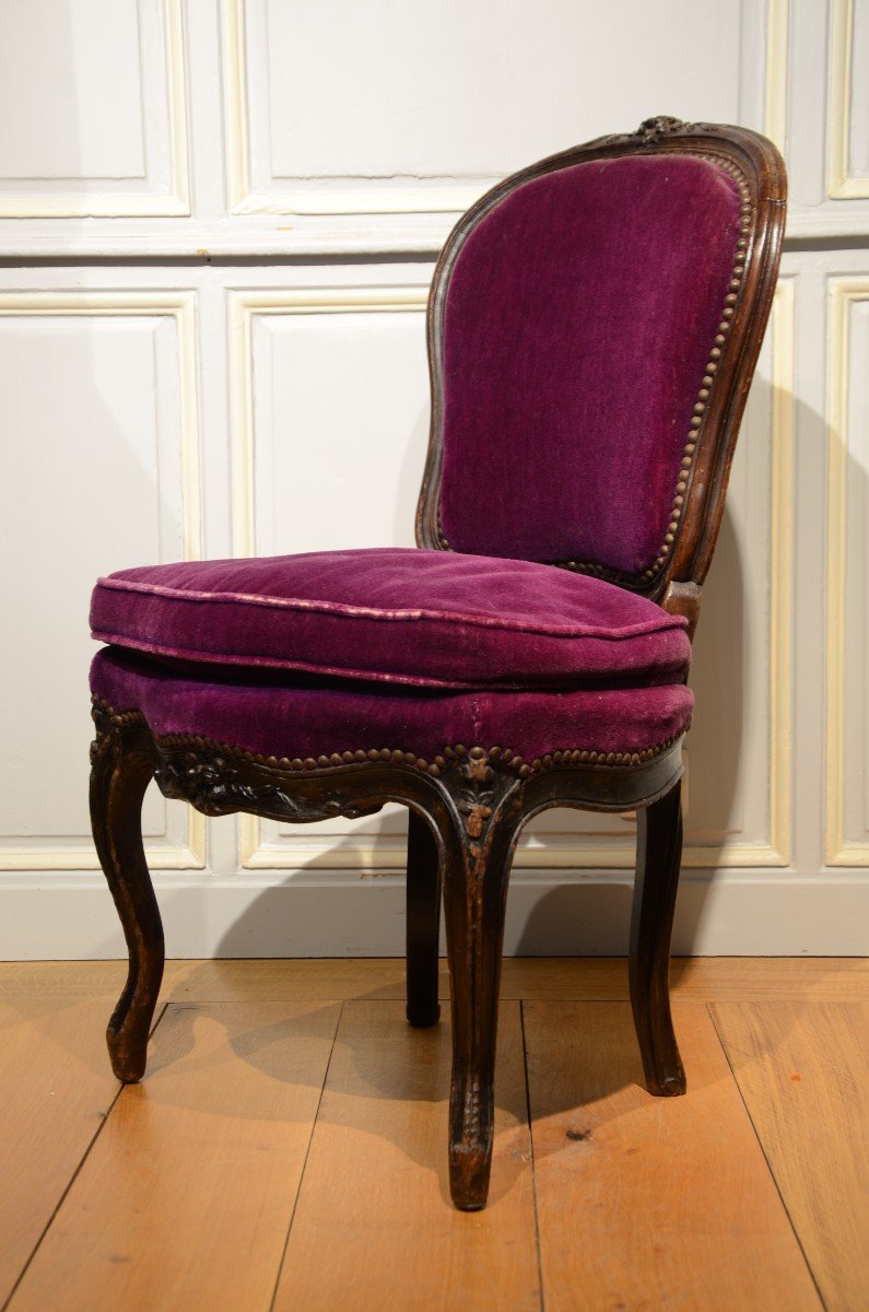 Chaise d'époque Louis XV.-photo-2