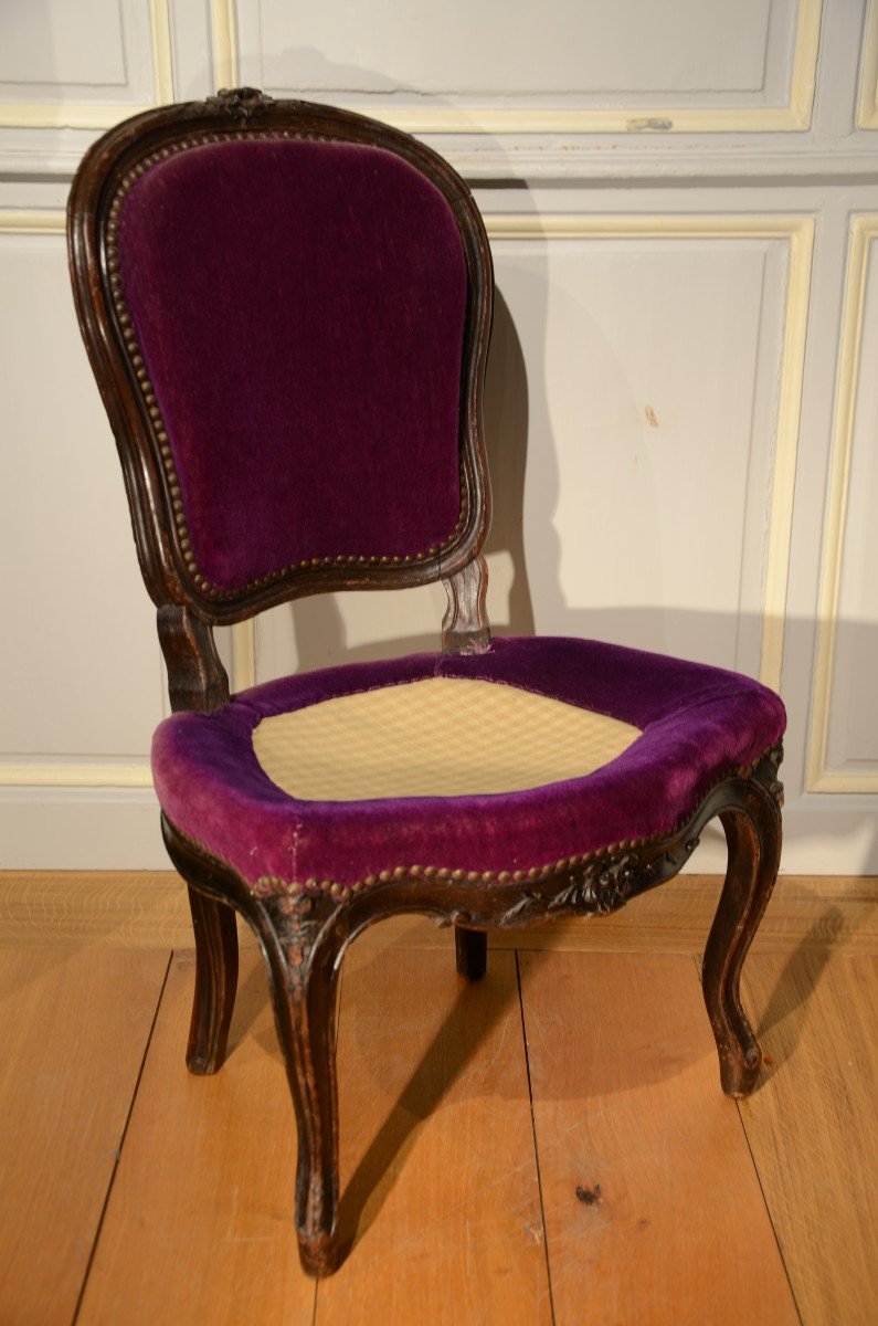 Chaise d'époque Louis XV.-photo-3