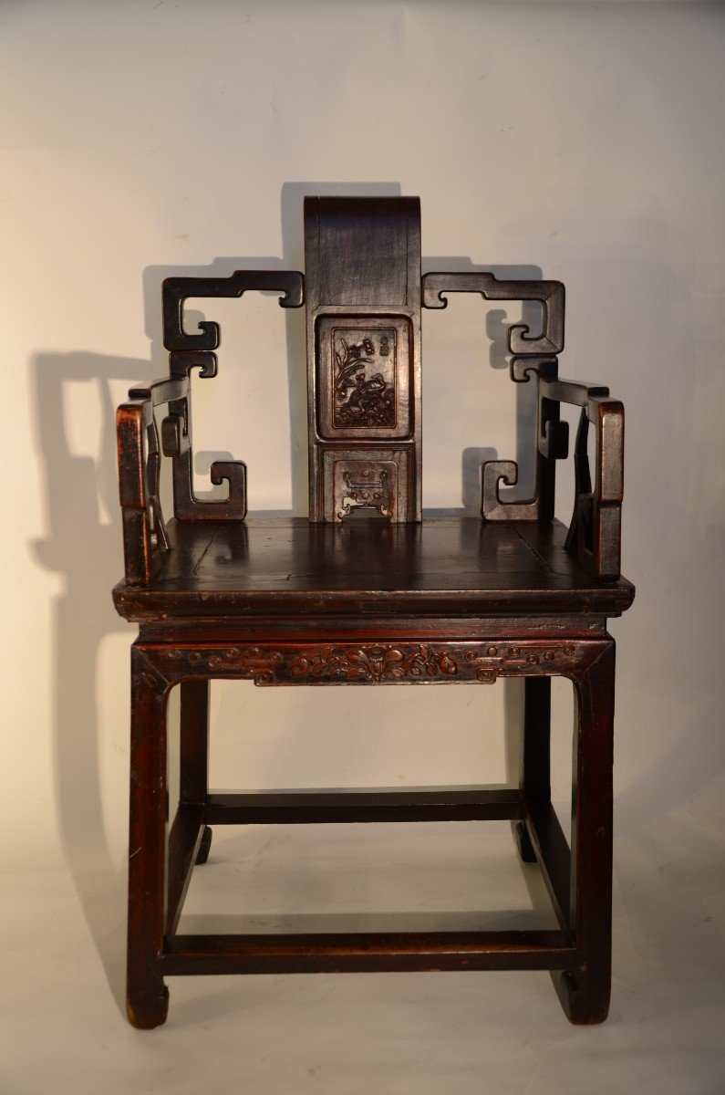 Chinese Armchair. Nineteenth Century.-photo-2