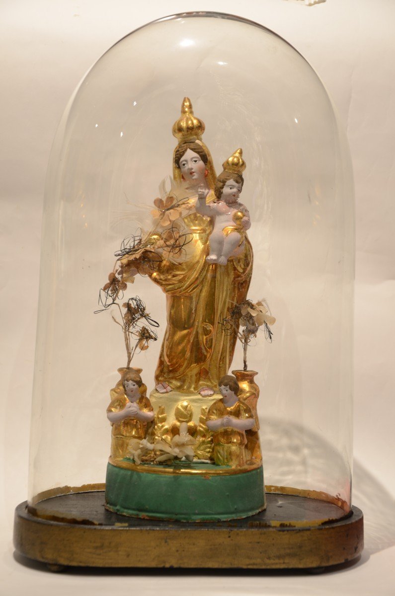 Santibelli. Vierge à l'Enfant. Dix-neuvième siècle.