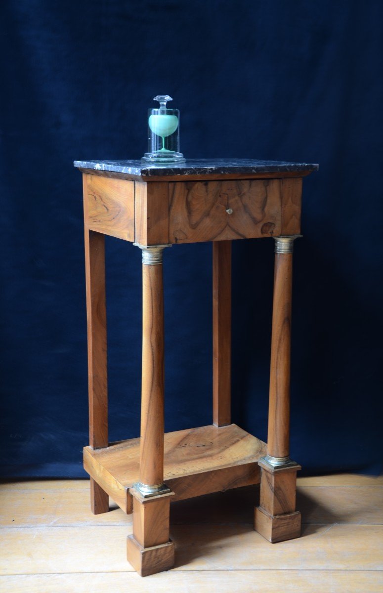 Empire Period Bedside Table. Early Nineteenth Century.-photo-3