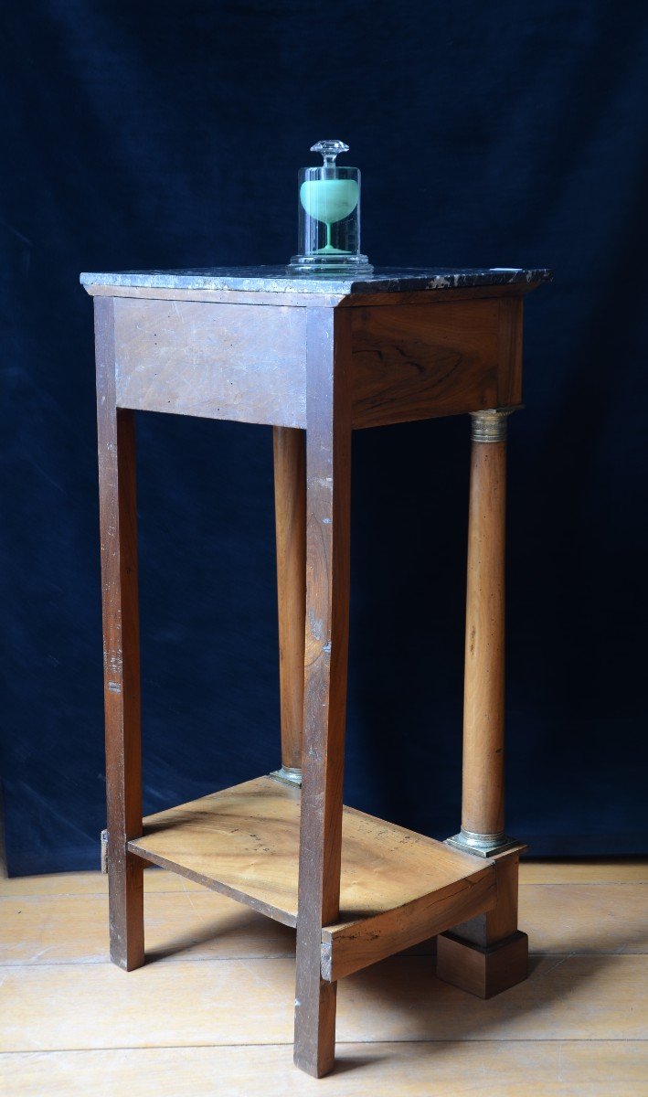 Empire Period Bedside Table. Early Nineteenth Century.-photo-1