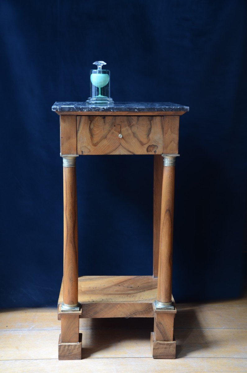 Empire Period Bedside Table. Early Nineteenth Century.