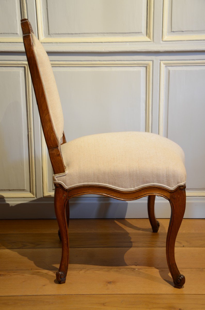 Série de six chaises . Flandres. Epoque Louis XV.-photo-1