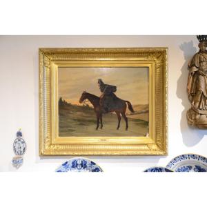 Camille Payen: Watchman On Horseback. Nineteenth Century.