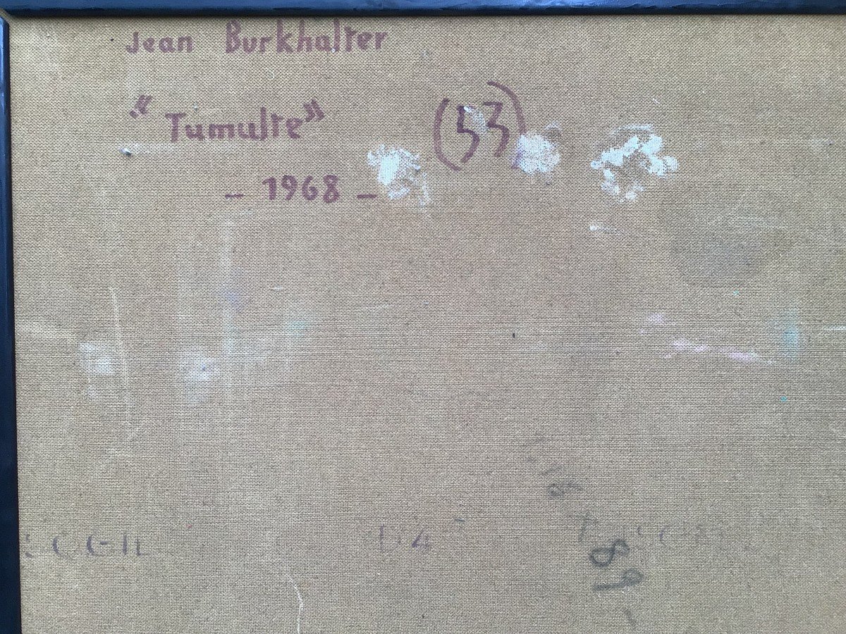 Jean Burkhalter-"Tumulte" 1968-photo-6