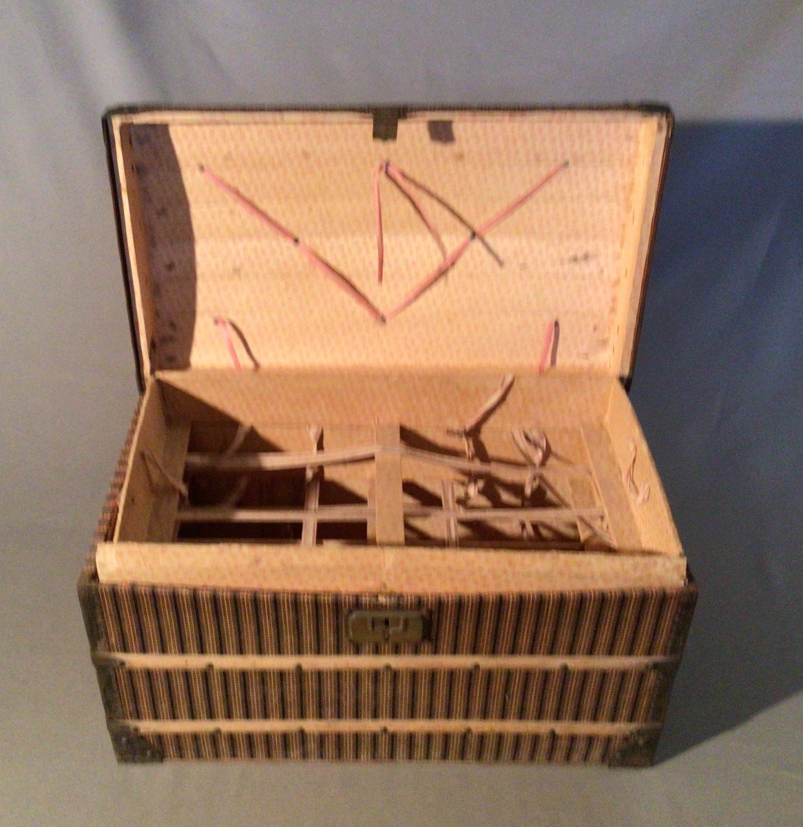 Large Parisian Doll Travel Trunk -photo-3