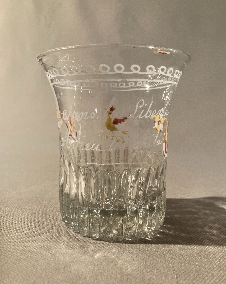 Verre XVIII/XIX&egrave;me Normand - Gobelet