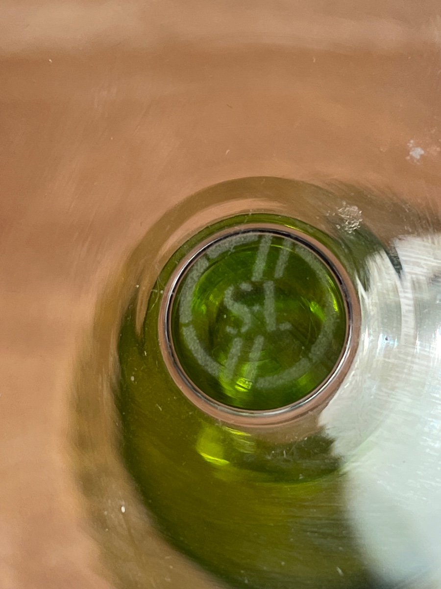 Ensemble De 7 Verres En Cristal De Saint Louis Coloré-photo-1