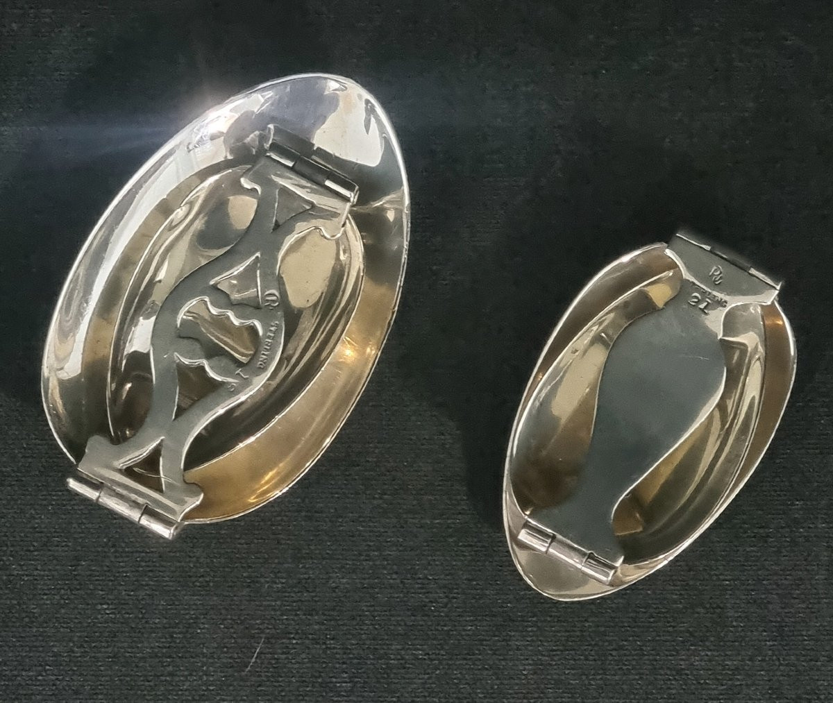 Ensemble De 2 Cuillères Médicales Pliantes – Argent Sterling-photo-4