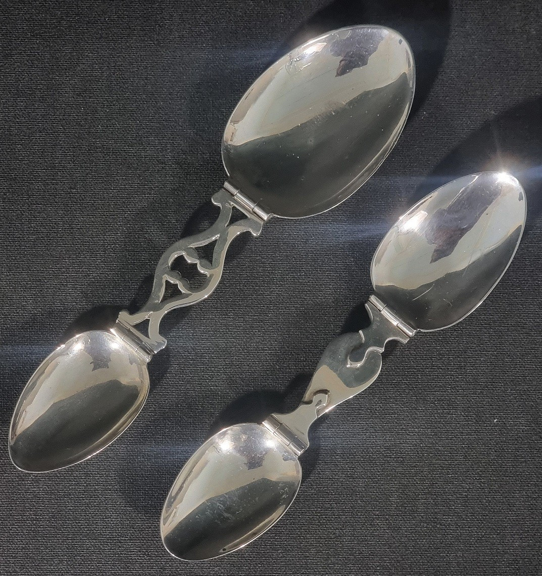 Ensemble De 2 Cuillères Médicales Pliantes – Argent Sterling