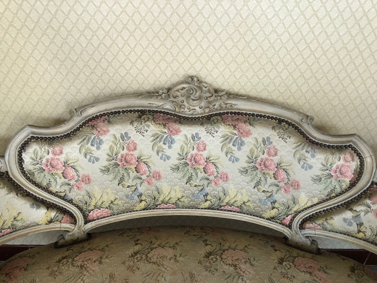 Louis XV Lacquered Sofa-photo-3