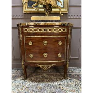 Louis XVI Style Half-moon Chest Of Drawers