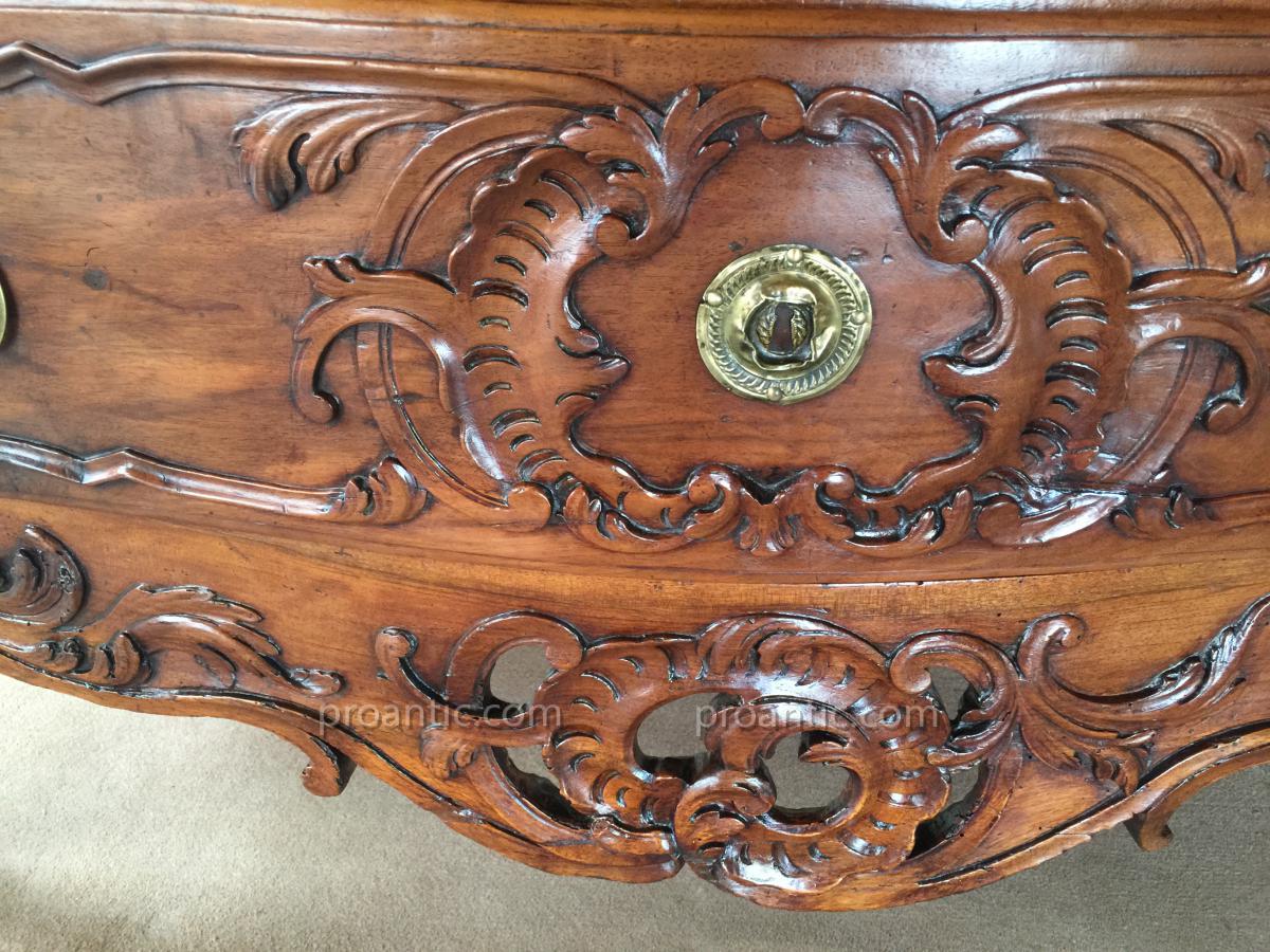 Provencal In Walnut Commode 18th-photo-4