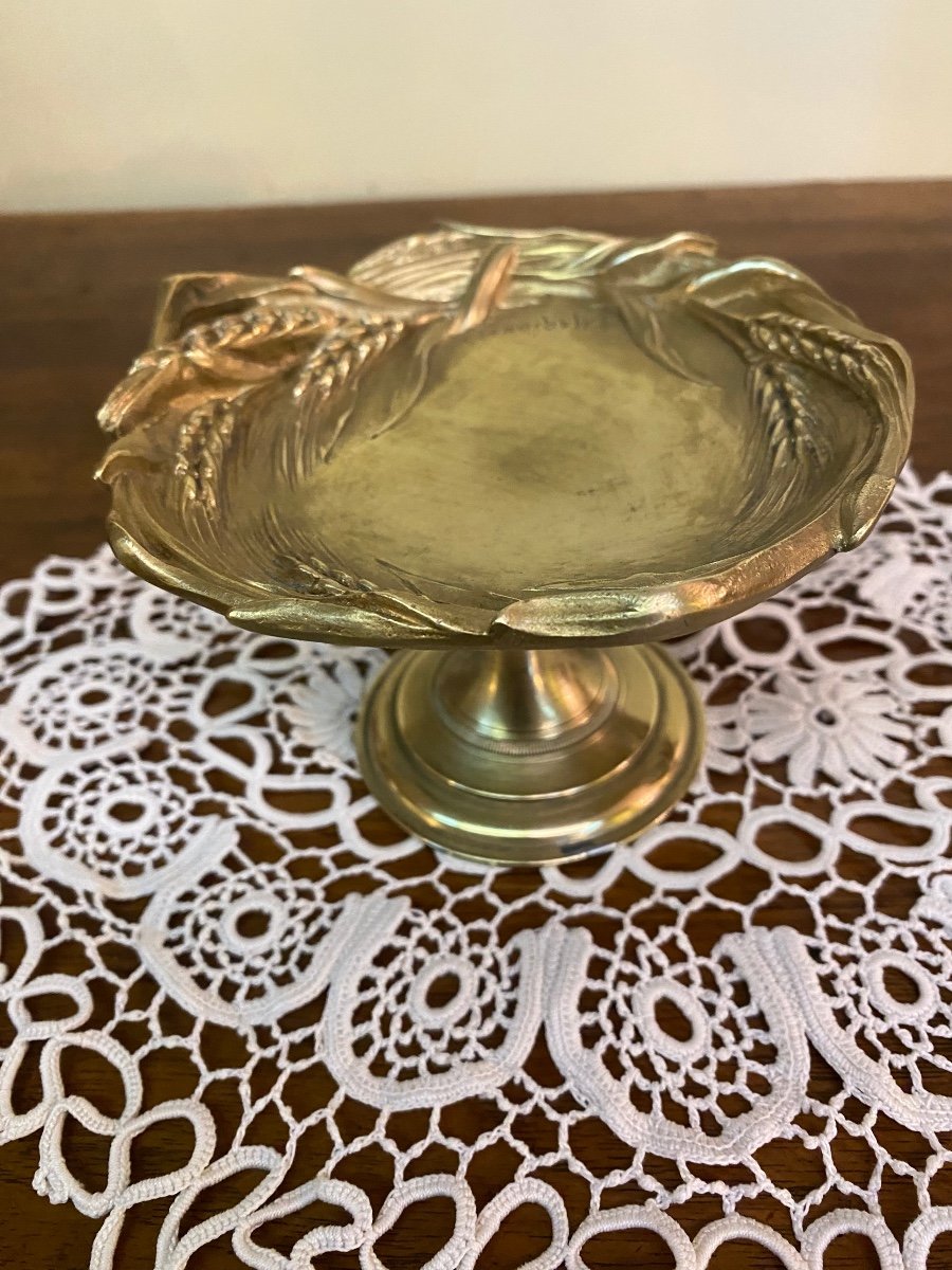 Beautiful Art Nouveau Bronze Cup  