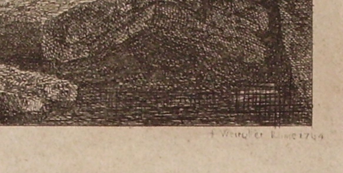 - Joseph Vernet - View Of A French Port - Engraved By Weirotter - Drypoint-photo-4