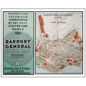 - Paris  1931  -  Exposition  Coloniale  Internationale -  Rapport II - Les   Plans  -