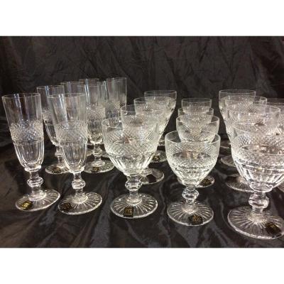 24 St Louis Glasses Collection Trianon