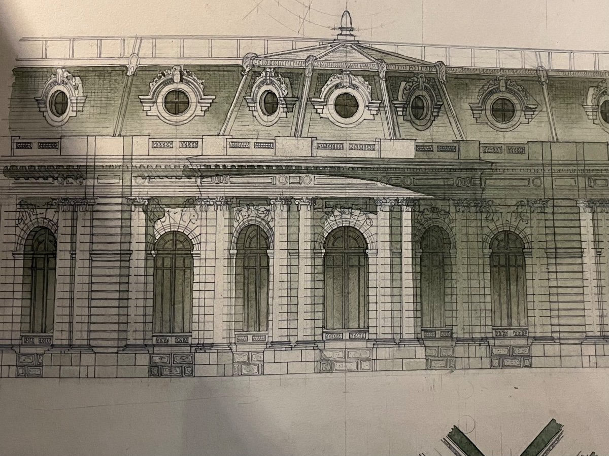 Dessin D’architecture, Belle étude De Projet.