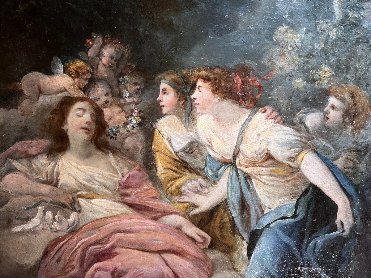 The Sleep Of Venus (jacques Gamelin 1738-1803 Attributed).-photo-3