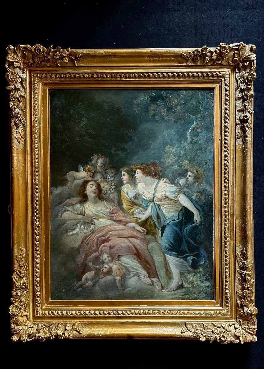 The Sleep Of Venus (jacques Gamelin 1738-1803 Attributed).