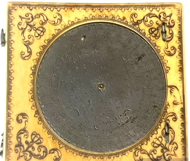 Cadran Solaire Et Lunaire Magnétique De Charles Bloud à Dieppe 1660-photo-1