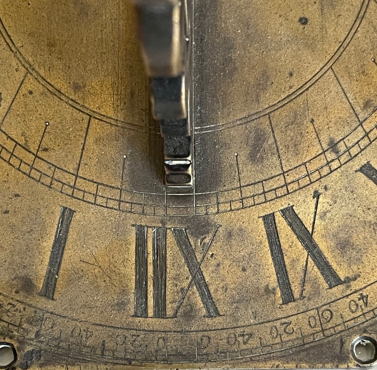 Museum. Horizontal Sundial Dated 1699 Louis XIV Signed Nb Nicolas Bion?-photo-3