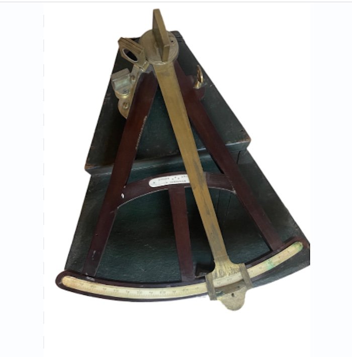 Large Octant In Ebony By Joseph Roux In Marseille In Its Original Box C 1740