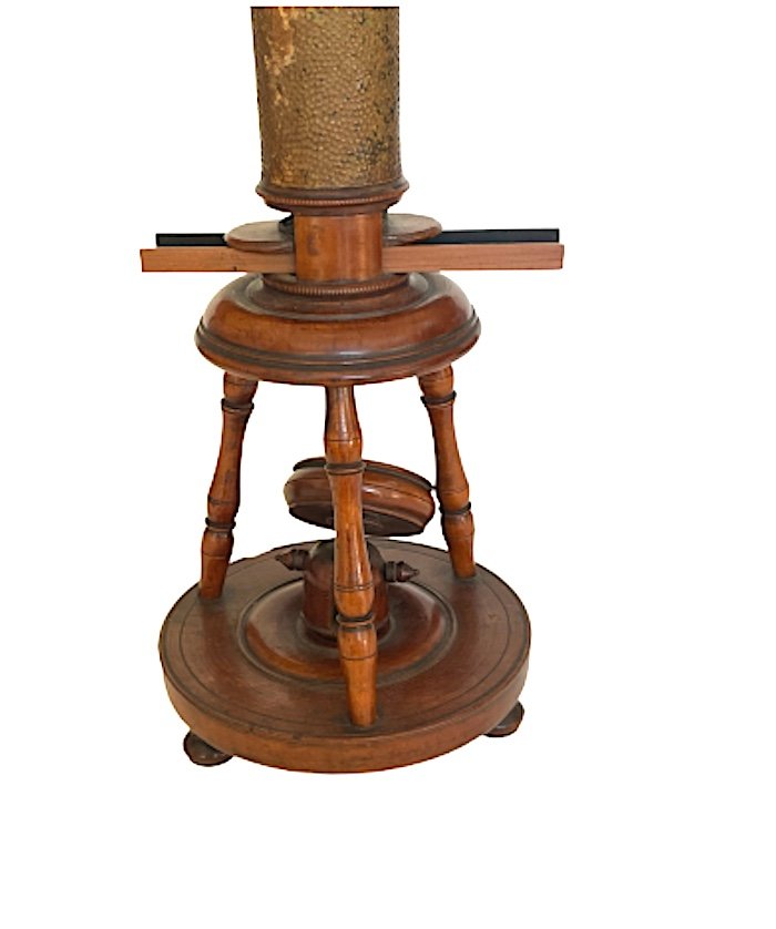 Beautiful Nuremberg Type Microscope C.1790-photo-2