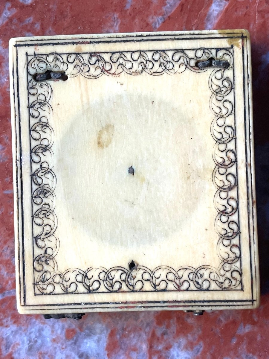 Ivory Diptych Sundial Equinoctial, Lunar And Horizontal 17th Century-photo-1