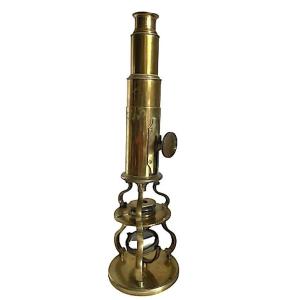 Beau Microscope De Type Culpeper C.1800