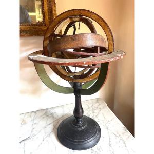 Very Large Ptolemaic Armillary Sphere Attributable To Delamarche C. 1790